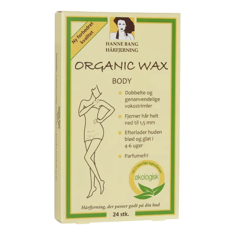 Hanne Bang Organic Wax Body Strips 24 stk.