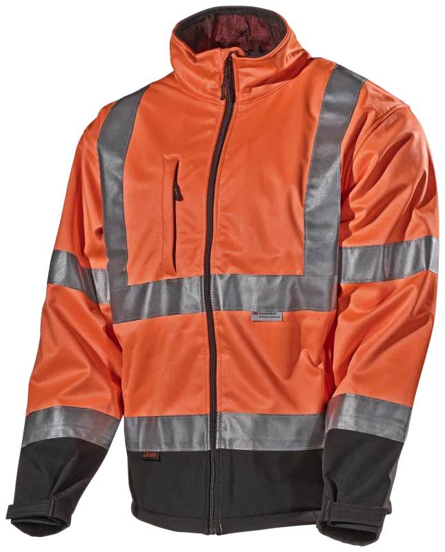Jakke Softshell 289P Orange Str. XS