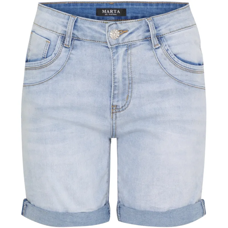 Marta du Chateau dame shorts MdcKaia MDC207-26106 - Denim
