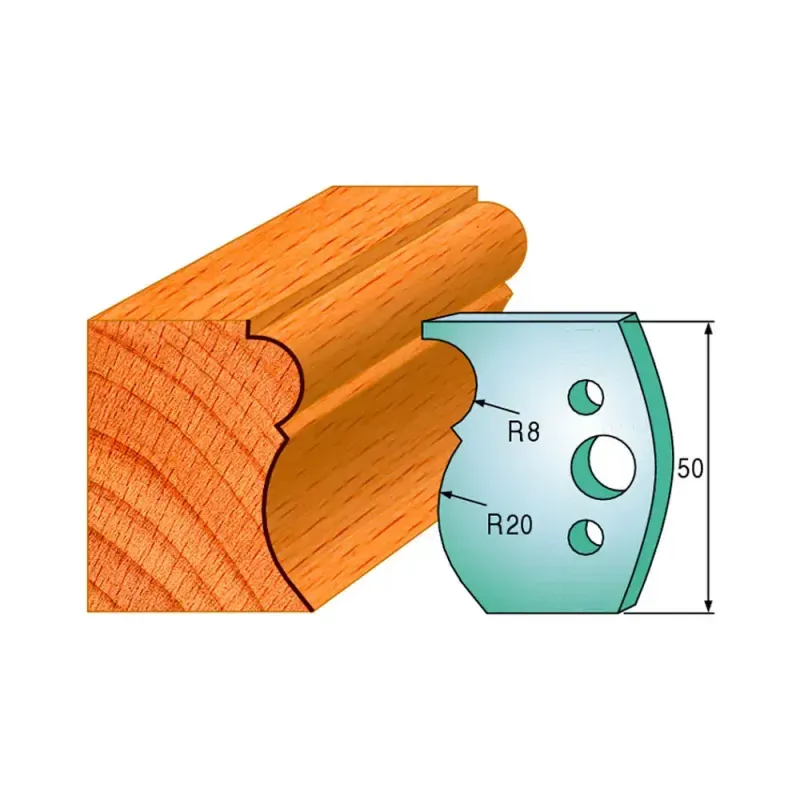 CMT Profilknive sæt 50mm nr. 502  - 690.502