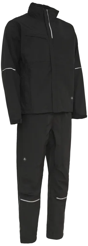 Outdoorsæt stretch jakke/taljebuks 108804 sort XL