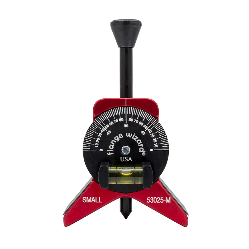 FLANGE WIZARD Centerhoved for 1"+ rør med magnet og vinkelskive med libelle