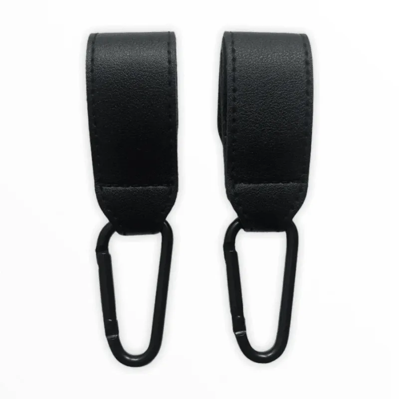 KongWalther HELP ME HOOKS, Sort læder. - KongWalther - Accessories - Buump
