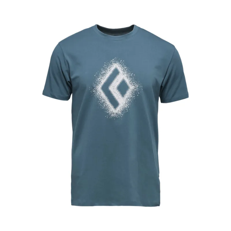 T-shirt herre - Black Diamond Chalked Up 2.0 SS Tee - Blå (S tilbage)