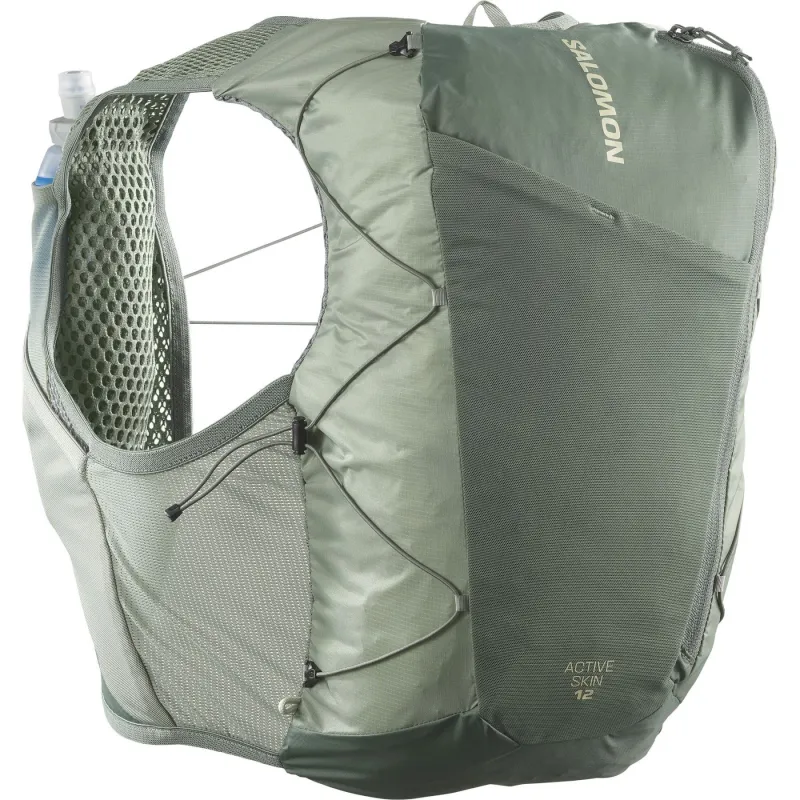 Salomon Active Skin 12 Set, løberygsæk, grøn