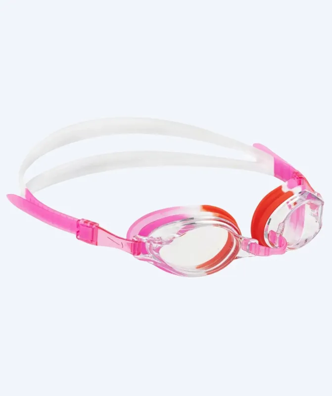 Nike svømmebriller til junior (8-14) - Chrome - Pink/klar