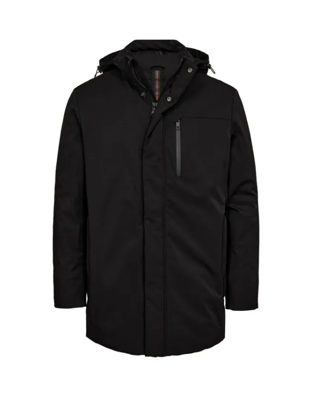 Padded coat modern fitting