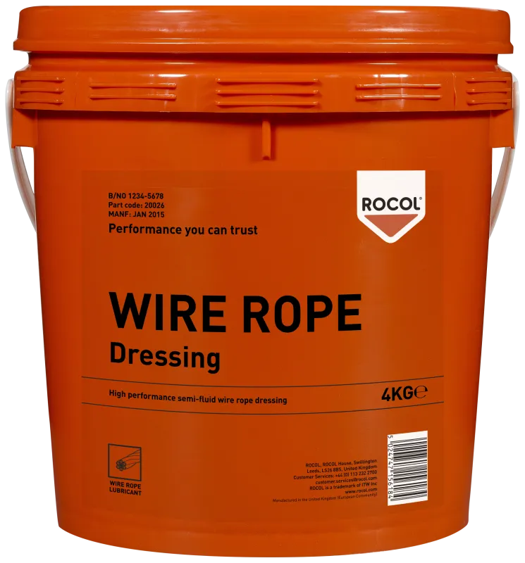 Wire Rope Dressing wiresmøremiddel 4kg
