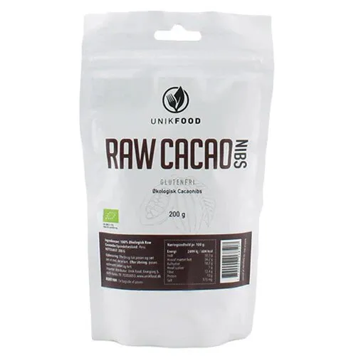 Cacao nibs grofthakkede Øko. - 200 gram