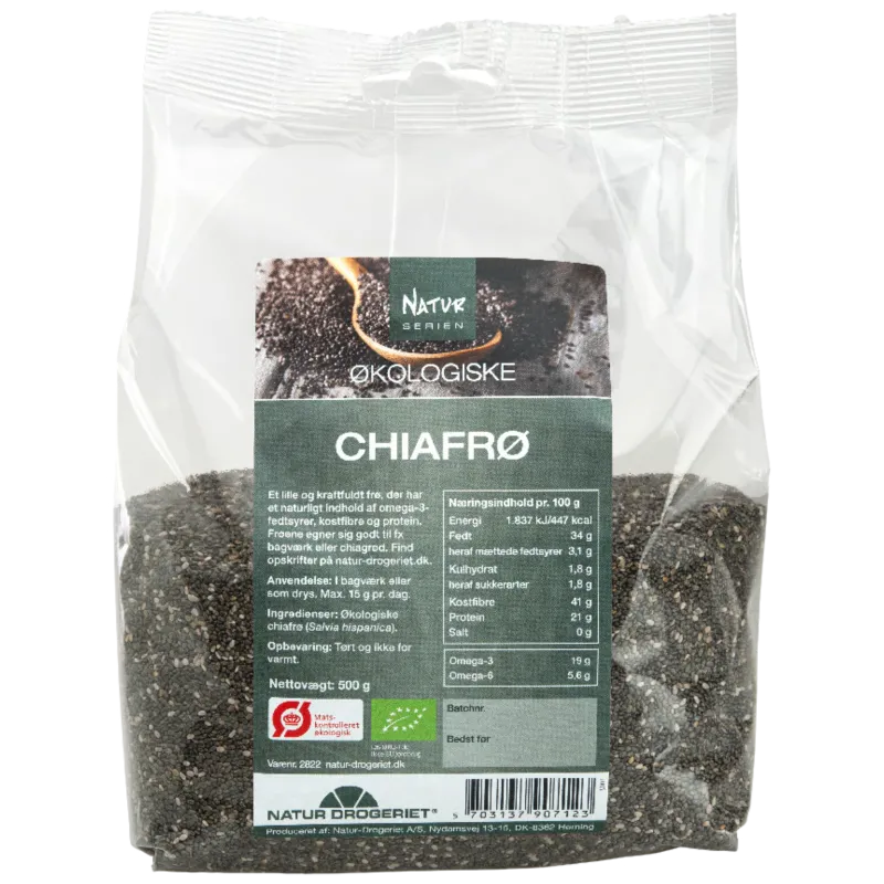 Natur Drogeriet Chia Frø Ø (500 g)