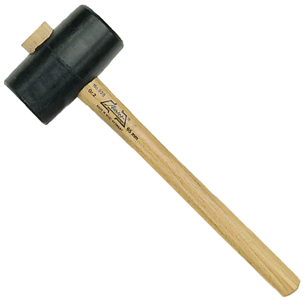 Athlet gummihammer sort 90 mm