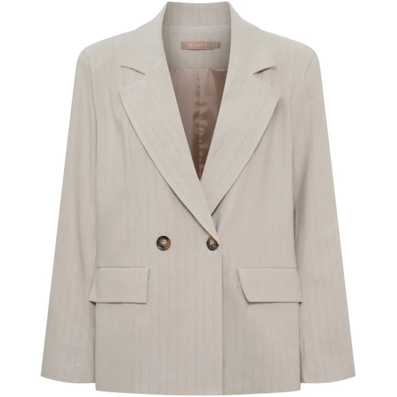 Marta du Chateau dame blazer MdcMarissa 8232 - Beige Stripe