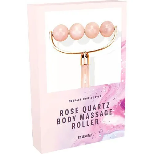 Gua Sha Body Roller - Rosa Quartz - 1 stk