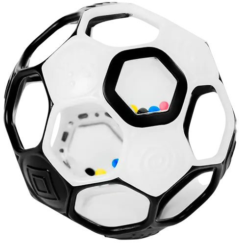 Oball Fodbold Hvid/Sort (1 stk)