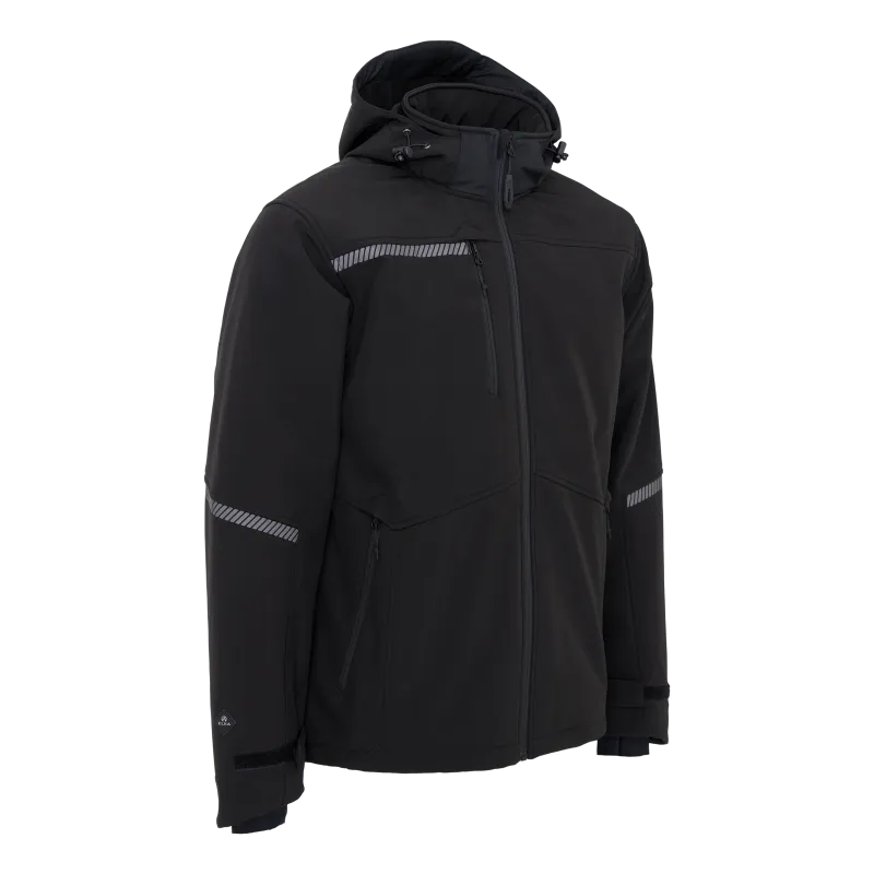 Working Xtreme Recycled Softshell jakke - Sort - XS