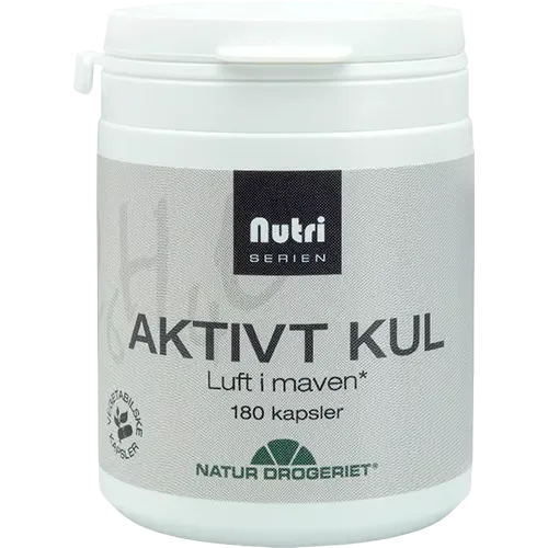 Natur Drogeriet Aktivt Kul (180 kaps)