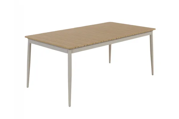 Malmø Udtræksbord - 100x180/235 cm - Gråhvid