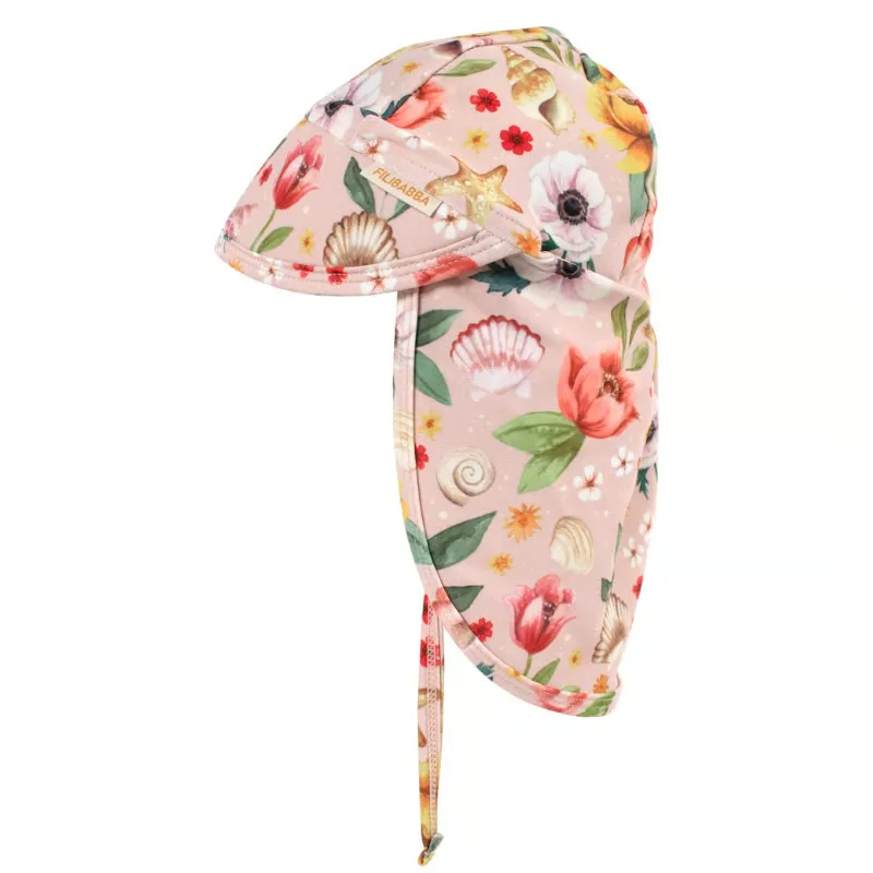Filibabba Lykke  -  UV-solhat 1-3 år  -  Ocean Blossom (1 stk)
