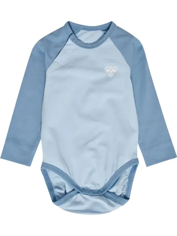 Raglan Langærmet Body - Faded denim - 56