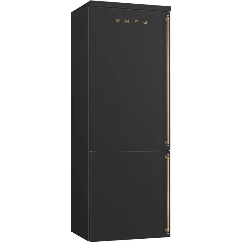 Smeg FA8005LAO6 venstrehængt køle/fryser 70 cm, antracit
