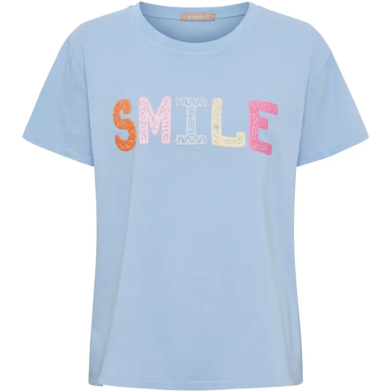 Marta du Chateau dame T-Shirt MdcVespera 22585 - Lightblue