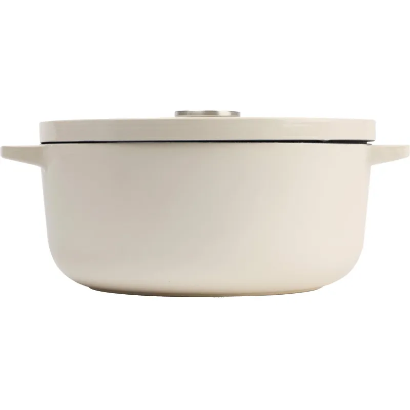 Kitchenaid Støbejernsgryde 26 cm/5,2 liter, almond cream