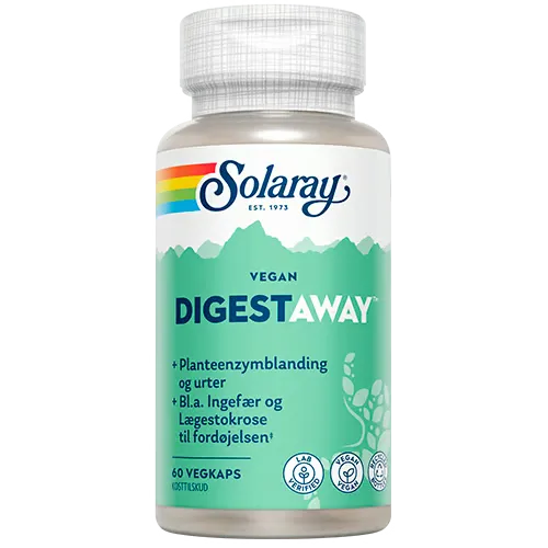Solaray Vegan Digestaway (60 kapsler)