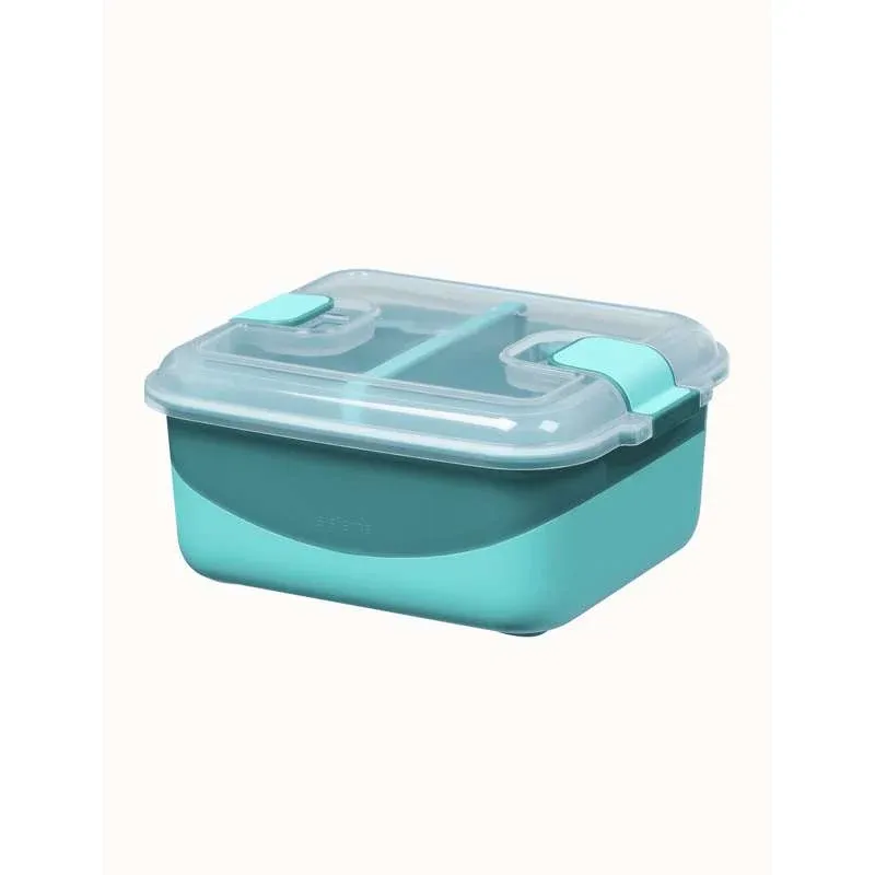 Sistema Rectangle w/Divider Heatables - 1.35L - Sage