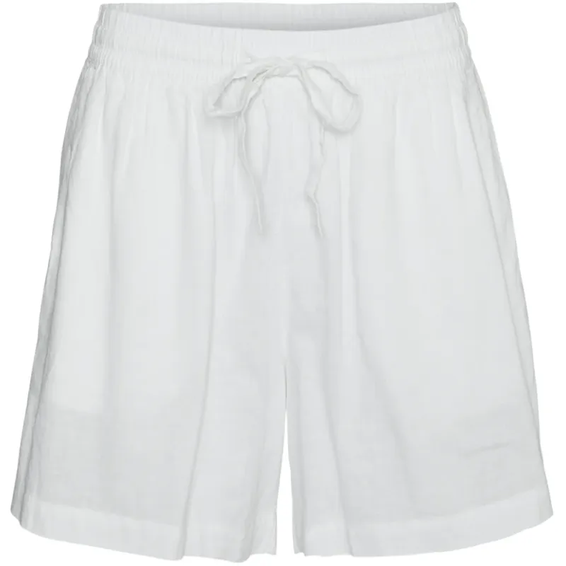 VERO MODA dame shorts VMLINN - Snow white
