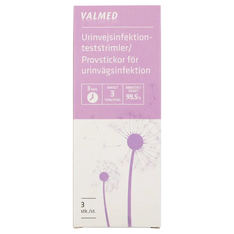 ValMed Urinvejsinfektionstest (3 stk)