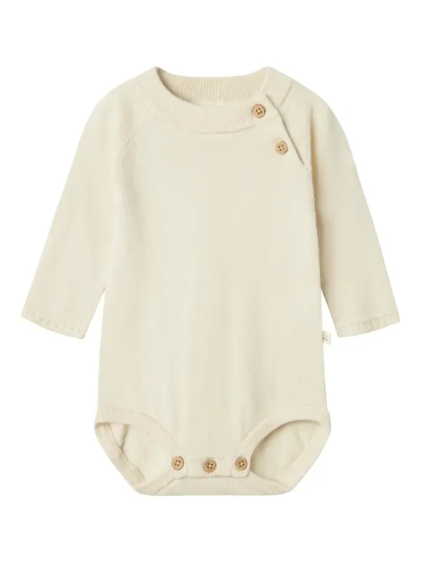 Nord Langærmet Strik Body - Turtledove - 74