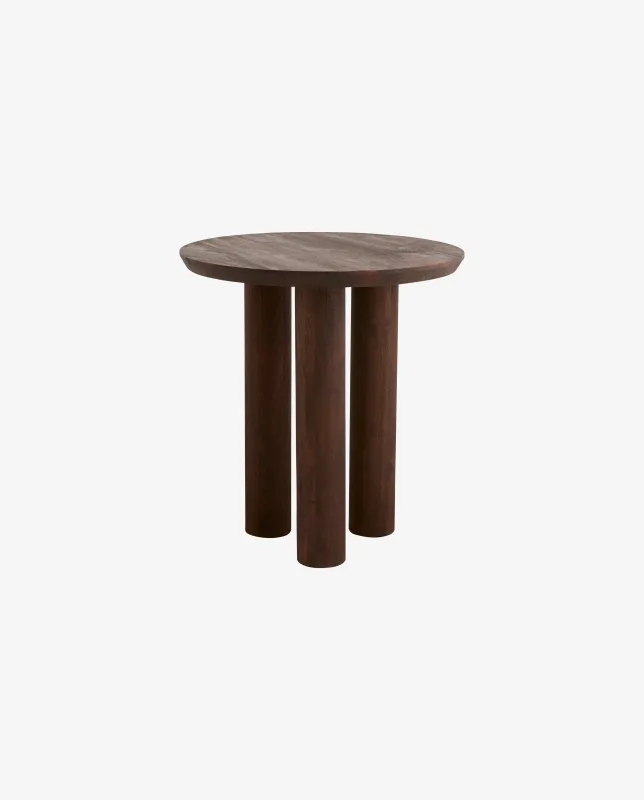 Nordal - HELIN cafébord  -  natur  -  Ø70 × H75 cm
