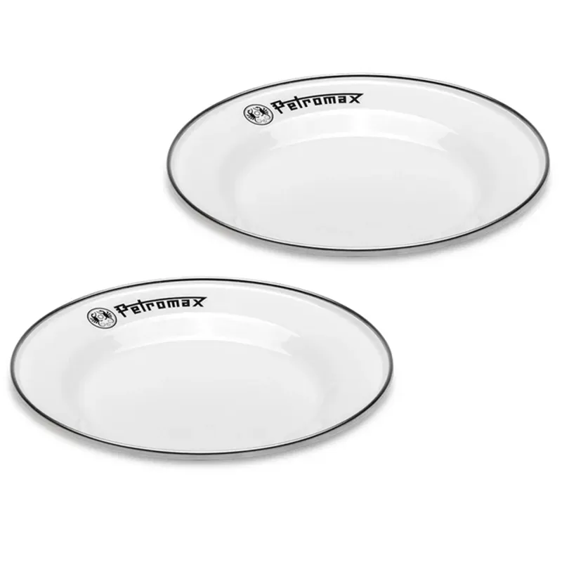 Petromax Assiet Ø18 cm, hvid, 2 stk.