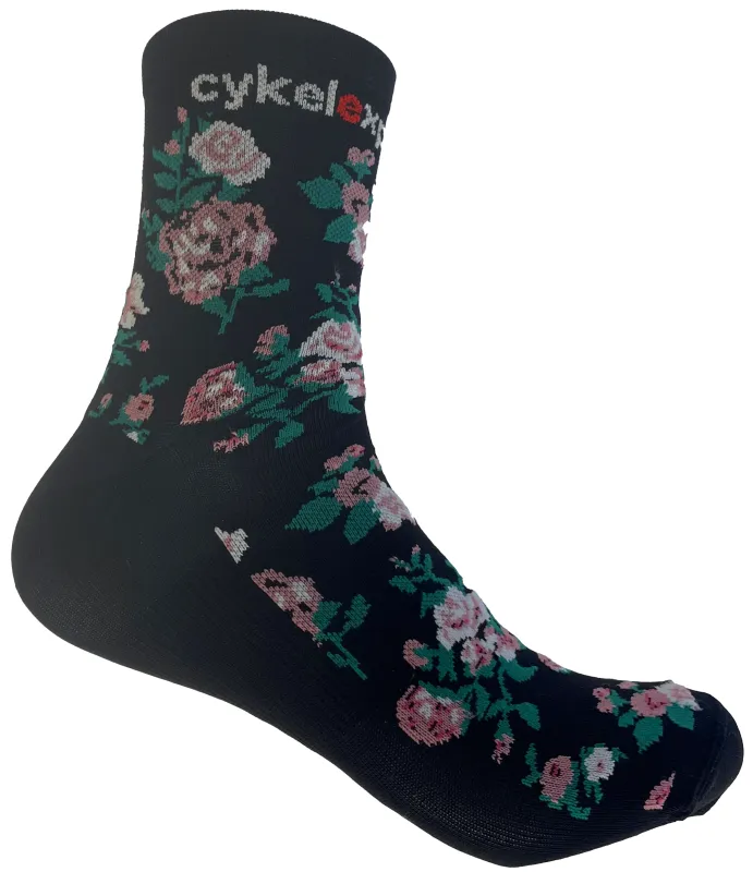 Alé Sokker Cykelexperten.dk Flower Q-Skin - Antibakterielle