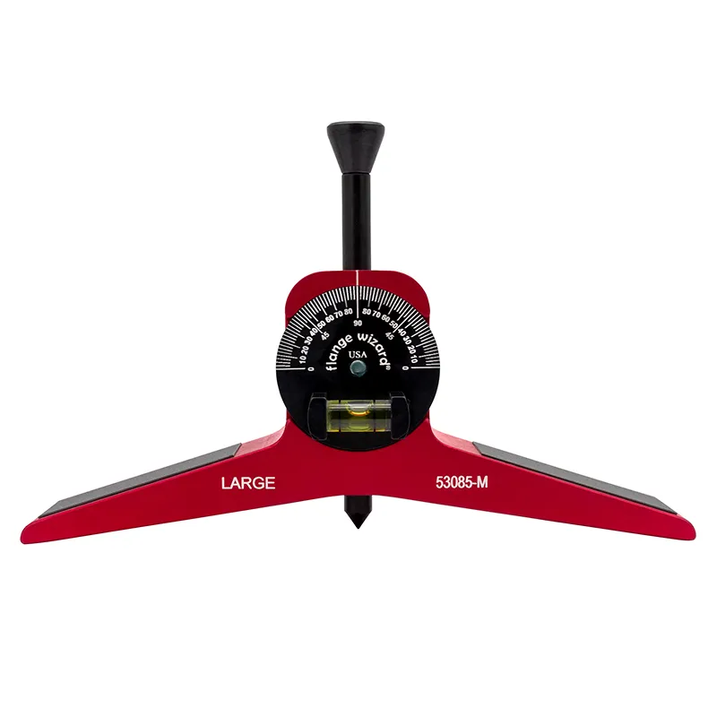 FLANGE WIZARD Centerhoved for 12"+ rør med magnet og vinkelskive med libelle