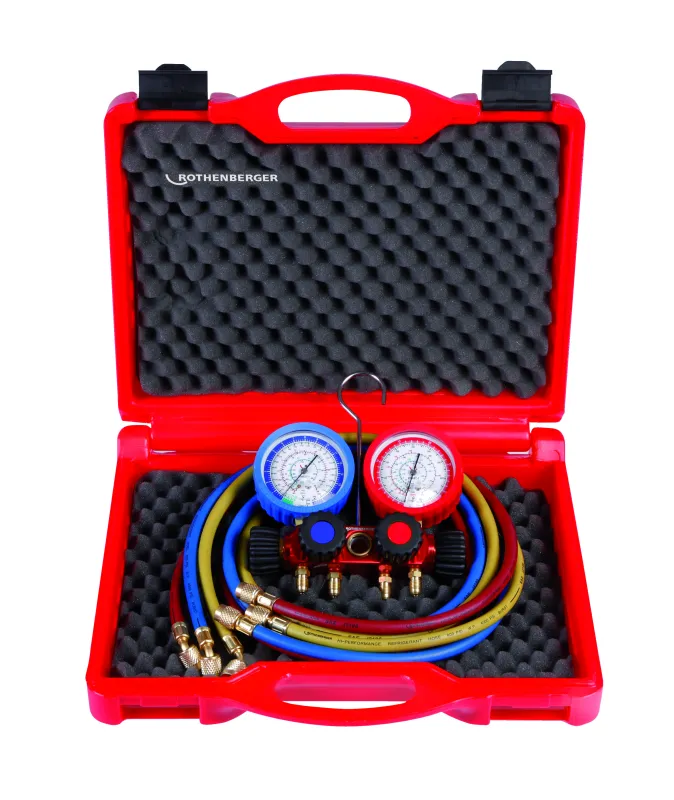 Analogt 4-vejs-manometer II PLUS, 1/4 SAE