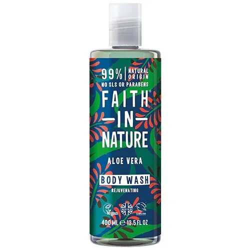 Showergel aloe vera Faith in nature - 400 ml.