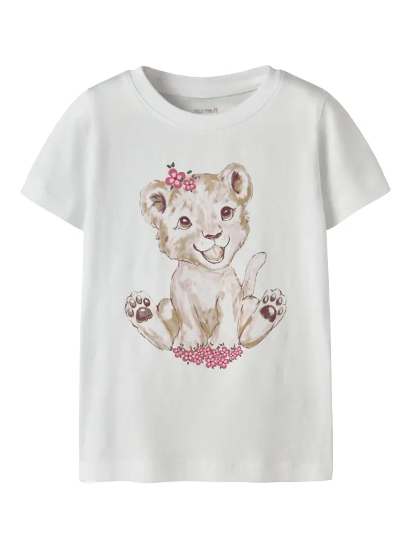 Name It Herta SS Top - Bright White - 92 cm