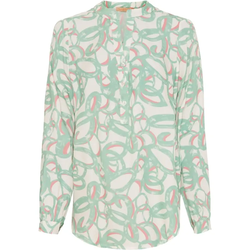 Marta Du Chateau dame bluse MdcAstrid 8128 - Aqua4100