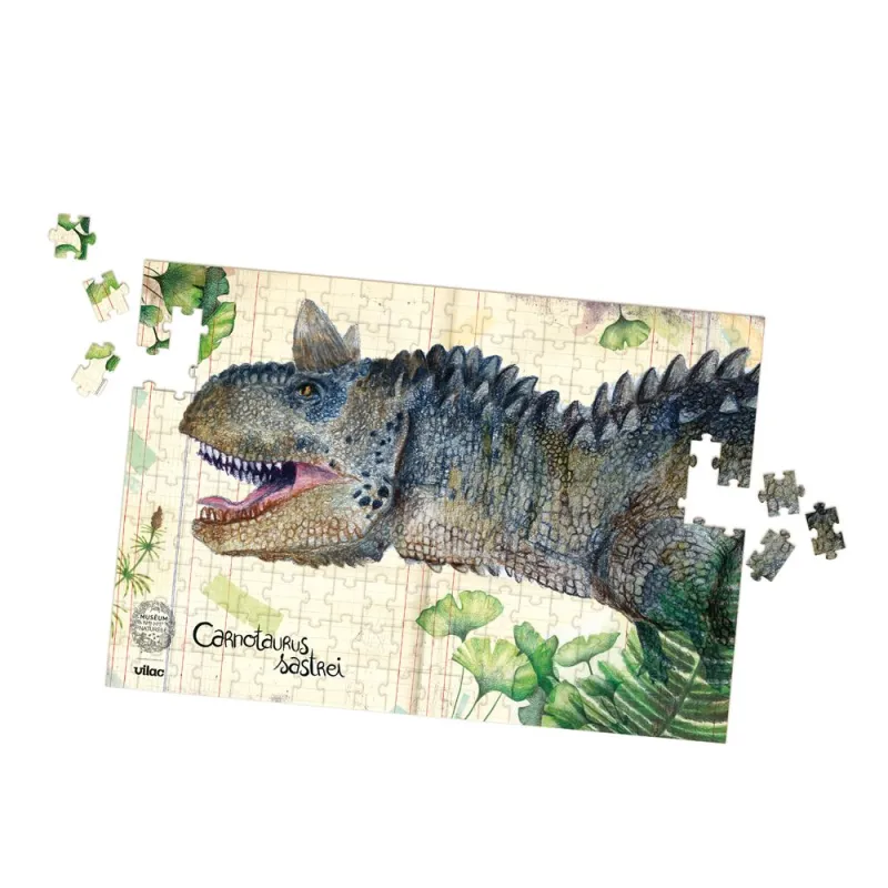 Vilac - Puslespil 3x200 brk - Dinosaurer