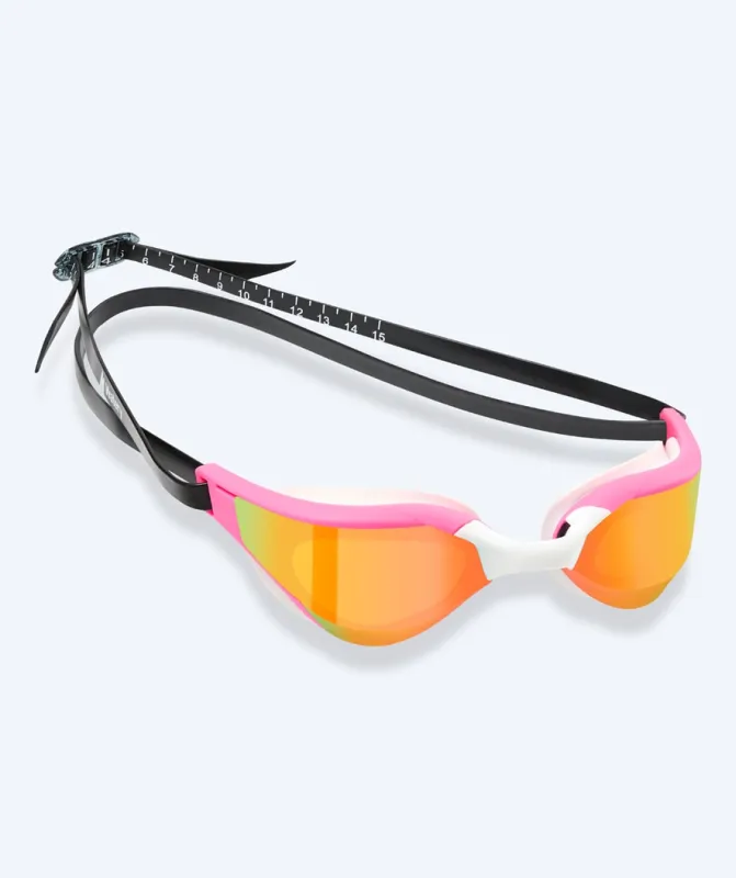 Watery svømmebriller - Instinct Ultra Mirror - Pink/guld - Konkurrence / trænings svømmebriller
