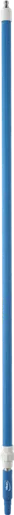 Vikan Alu.teleskopskaft m/vandgennemløb og metal nippel (Q), 1600 - 2780 mm, Ø32 mm, Blå