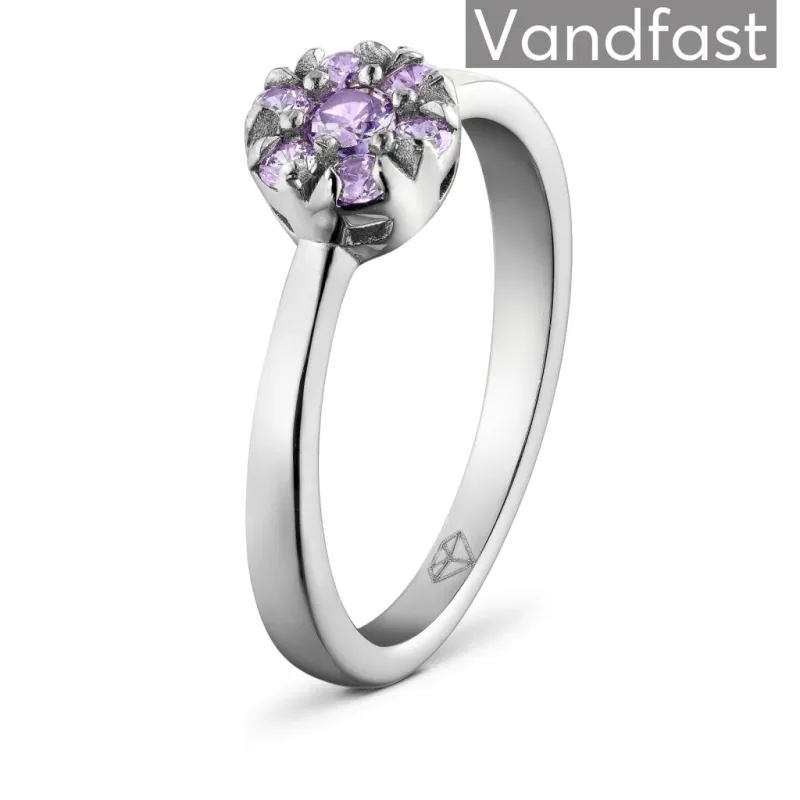 ANNEBRAUNER Flower Violet Ring