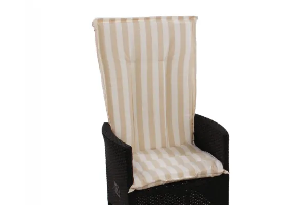 Aston Paris Positionshynde Beige-Hvid stribet