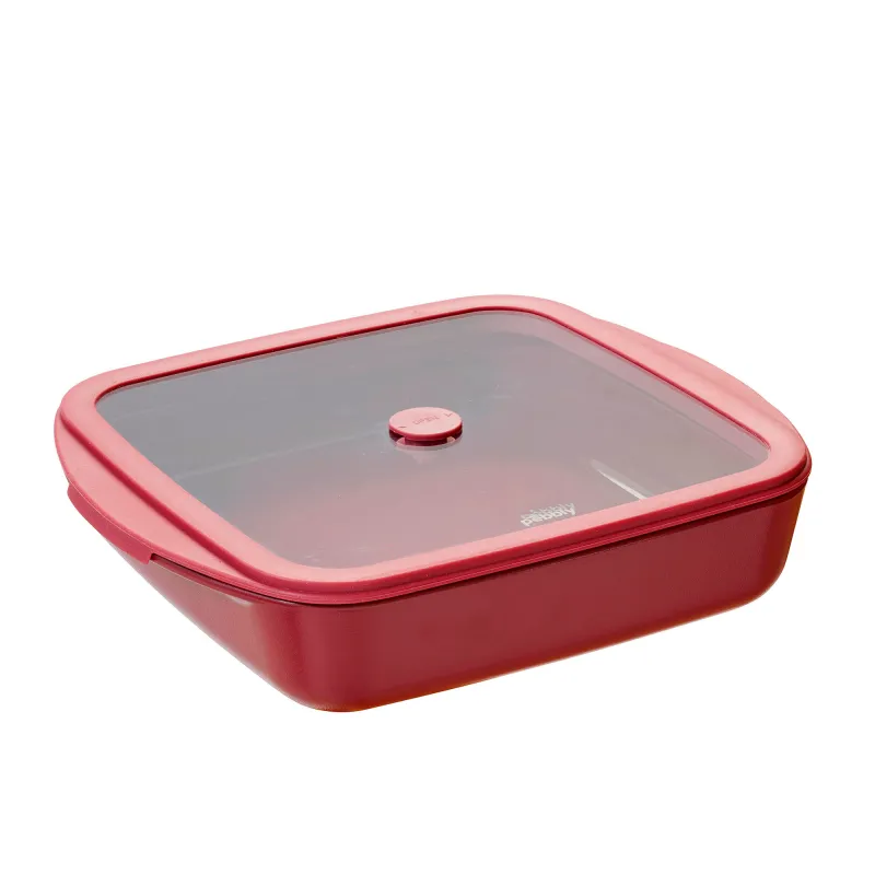 Pebbly Ovnfast form 1,6 liter, cherrywood