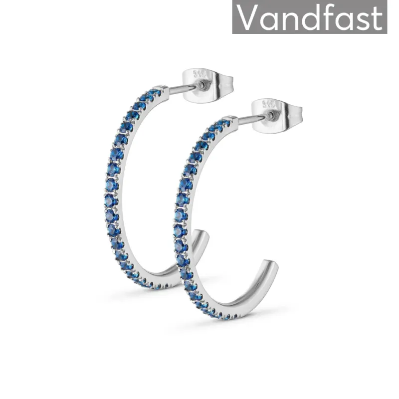 ANNEBRAUNER Creole Love Sapphire Øreringe