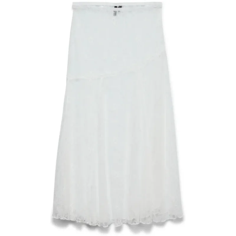 VERO MODA dame nederdel VMHARPER - Bright White