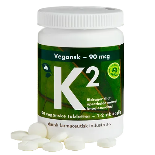 Grønne Vitaminer K2-vitamin 90 mcg (90 tabl)