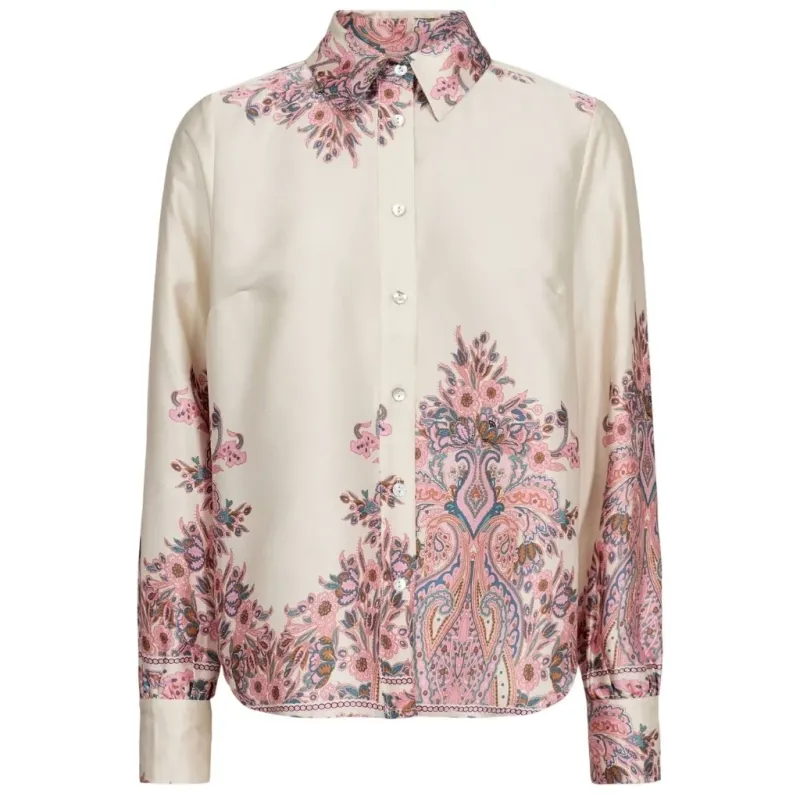 LIBERTÉ Dame Skjorte Wennise - PINK PAISLEY