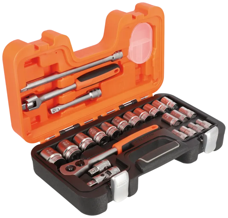 Topnøglesæt S240SPL splinedr. 1/2" 10-32mm, 24dele